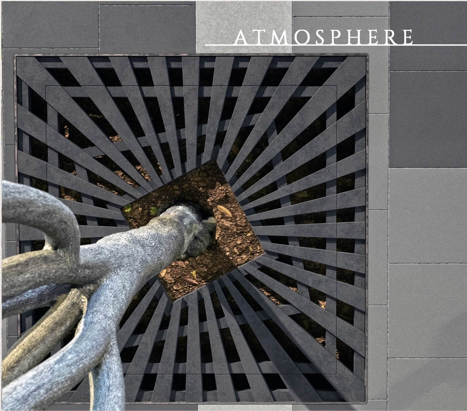 Приствольная решетка для дерева ZKING ATMOSPHERE 1.2х1.2м Черная в Подольске фото