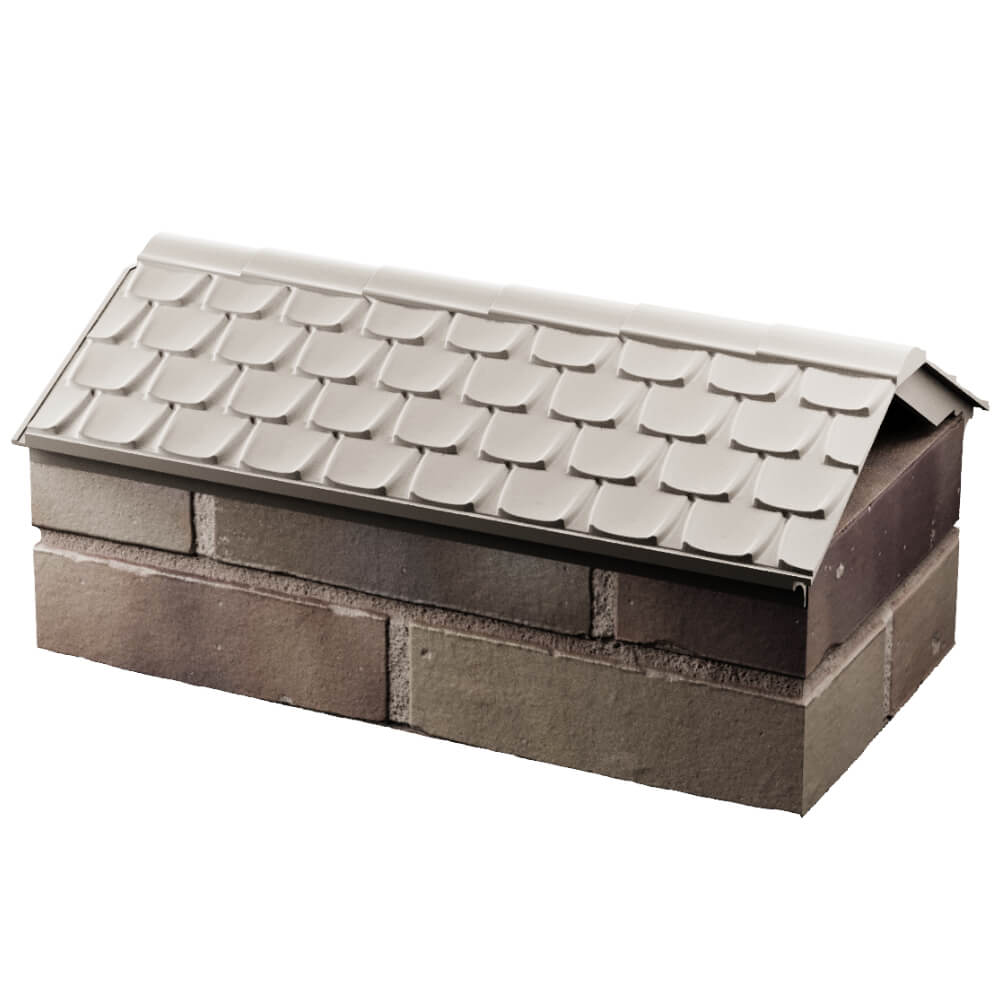 Парапет Zking Эльбрус Бежевый с посадкой на 1 кирпич (255мм) в Подольске фото