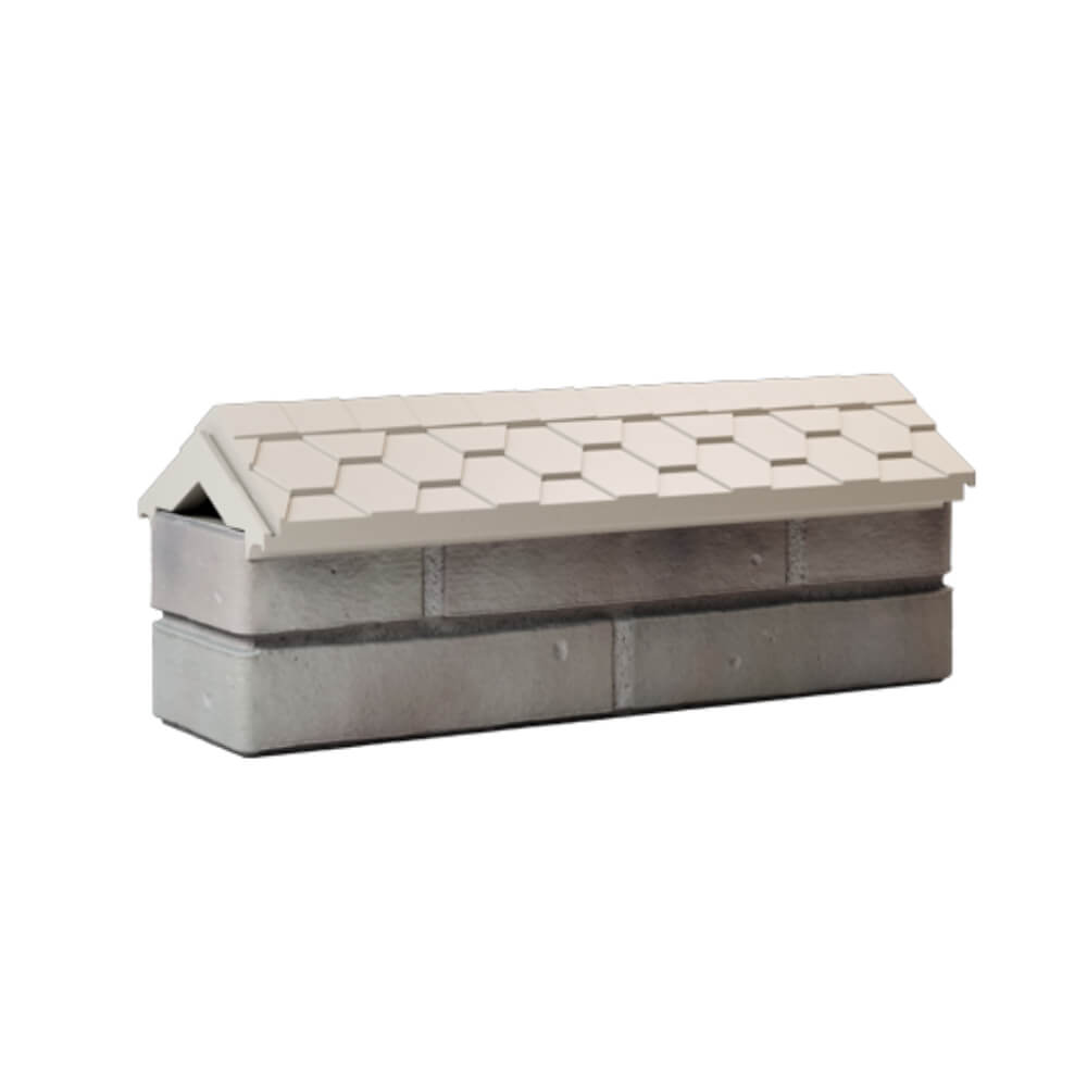 Парапет Zking Эверест Бежевый с посадкой на 0.5 кирпича (130мм) Подольск фото