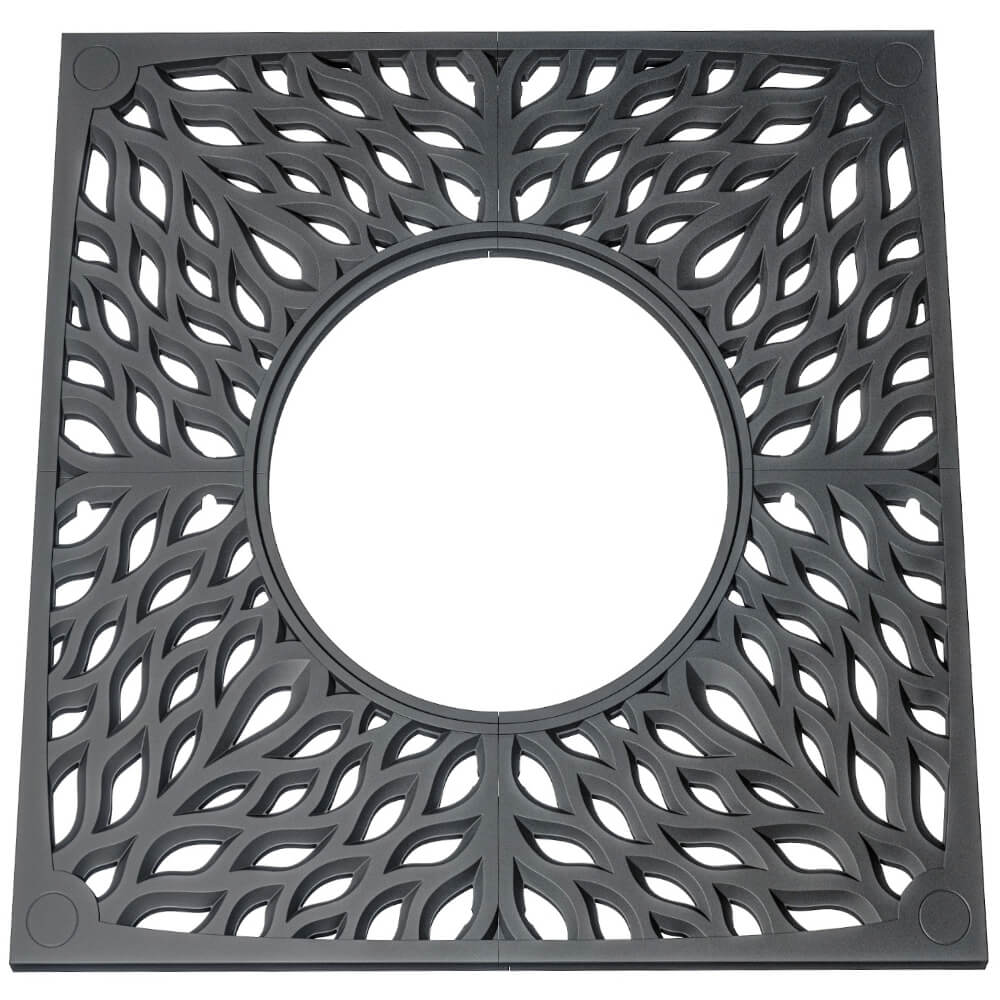 Приствольная решетка для дерева ZKING CRUST 2х2м Черная Подольск фото