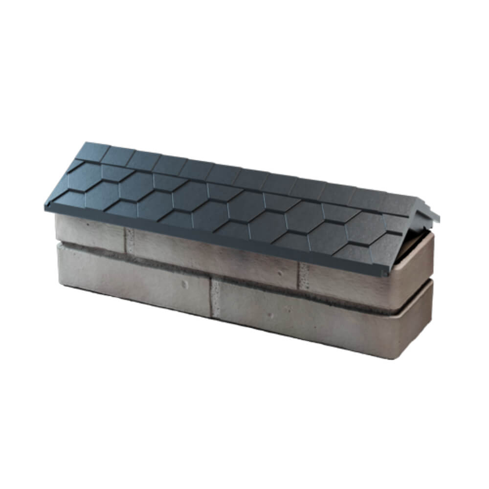 Парапет Zking Эверест Серый с посадкой на 0.5 кирпича (130мм) в Подольске фото