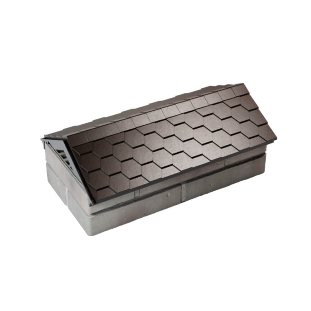 Парапет Zking Эверест Коричневый с посадкой на 1 кирпич (200/225/255мм) в Подольске фото