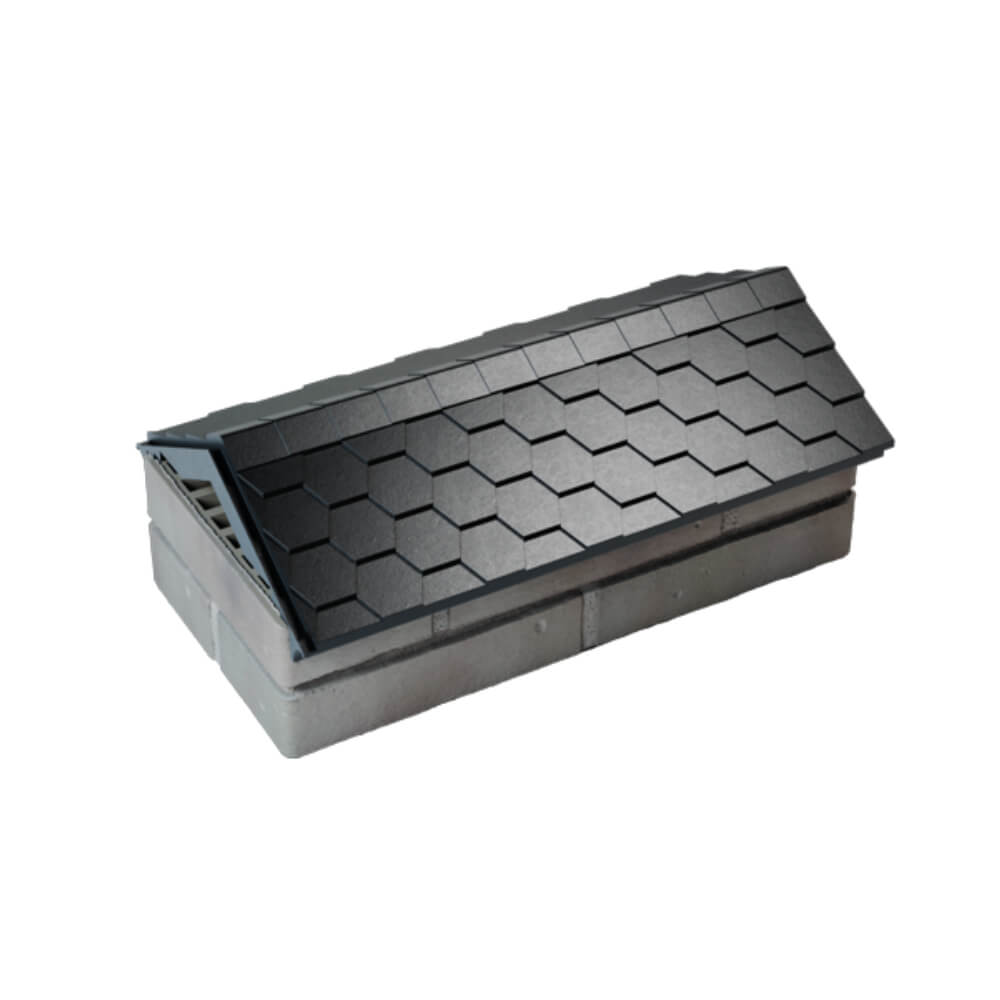 Парапет Zking Эверест Черный с посадкой на 1 кирпич (200/225/255мм) в Подольске фото