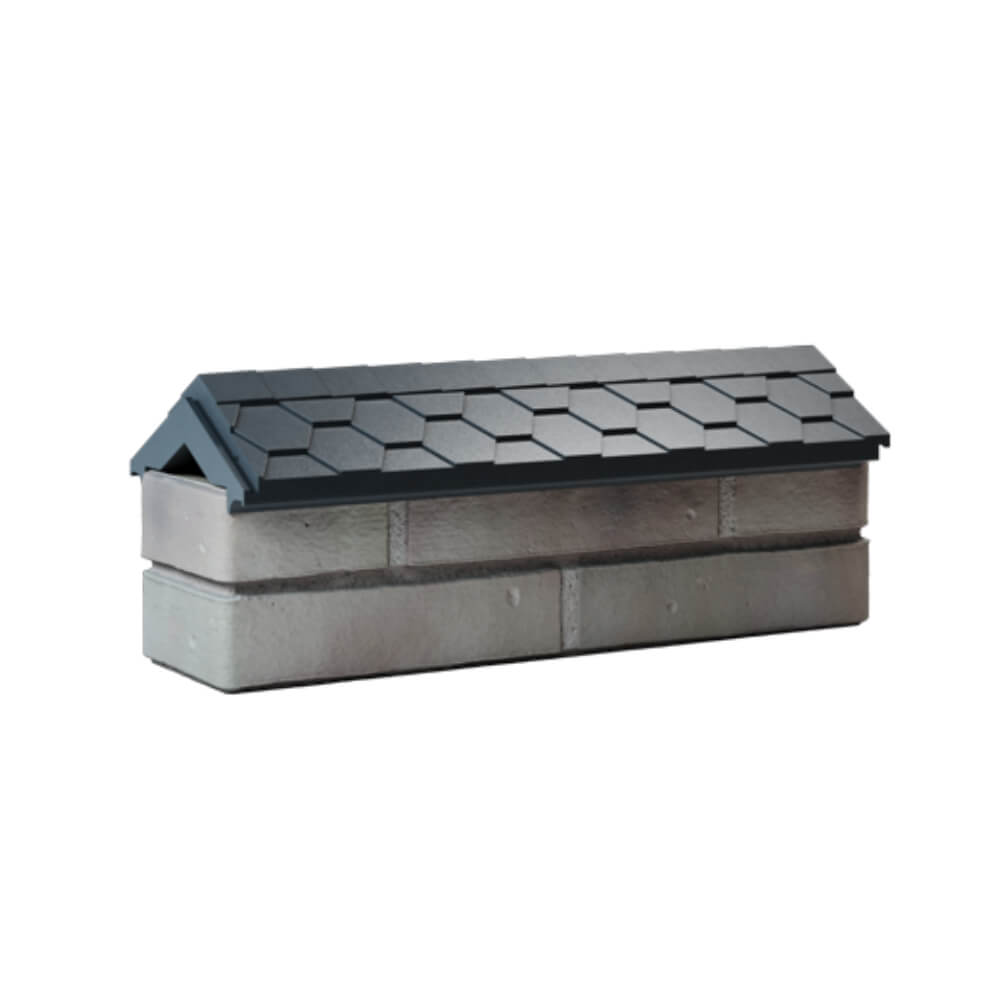 Парапет Zking Эверест Серый с посадкой на 0.5 кирпича (130мм) Подольск фото