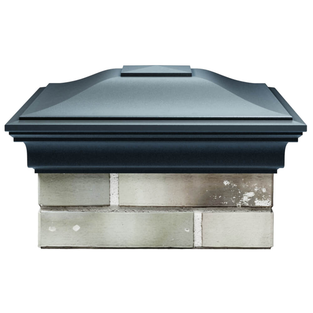 Колпак Zking Монблан Серый на столб 1.5х1.5 кирпича (385х385мм) Подольск фото