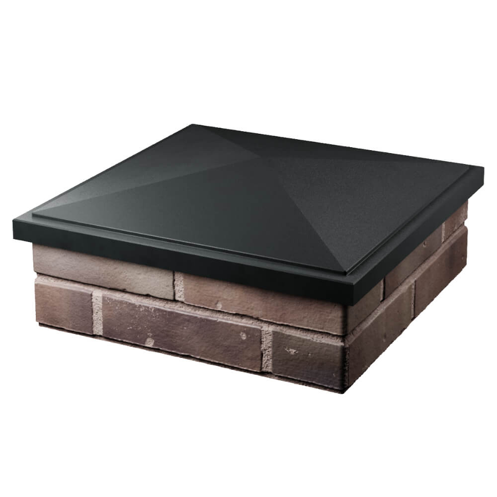 Колпак Zking БонаМоно Черный на столб 2х2 кирпича (515х515, 530х530мм) в Подольске фото