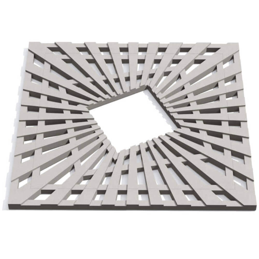 Приствольная решетка для дерева ZKING ATMOSPHERE 1.2х1.2м Бежевая Подольск фото