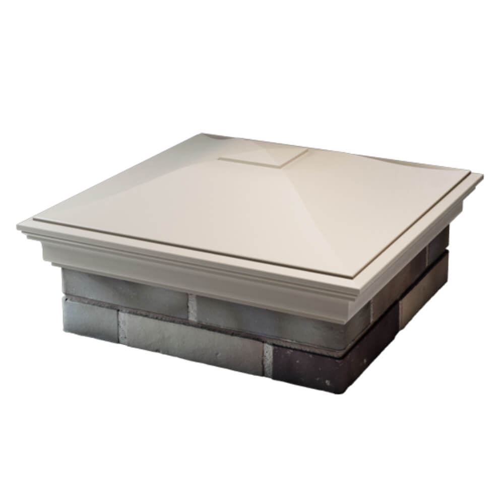 Колпак Zking Монблан Бежевый на столб 2х2 кирпича (515х515мм) в Подольске фото