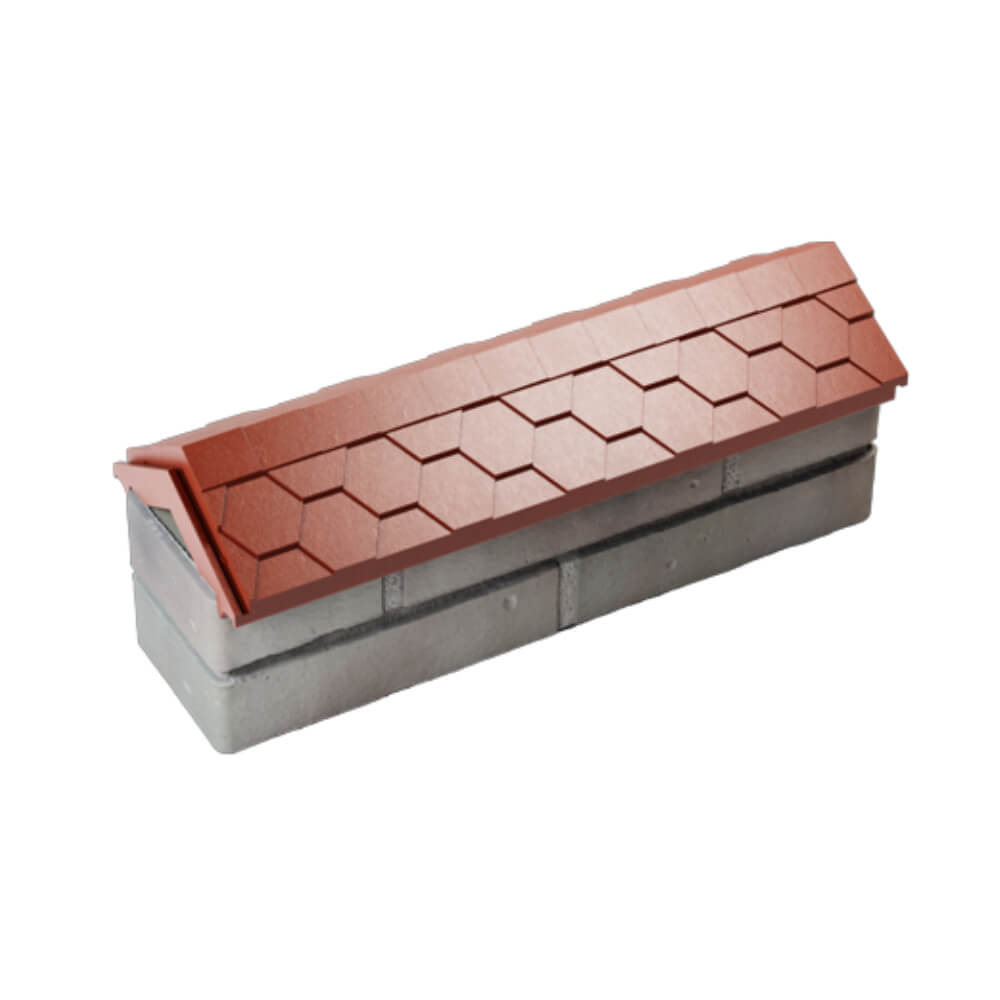 Парапет Zking Эверест Красный с посадкой на 0.5 кирпича (130мм) в Подольске фото