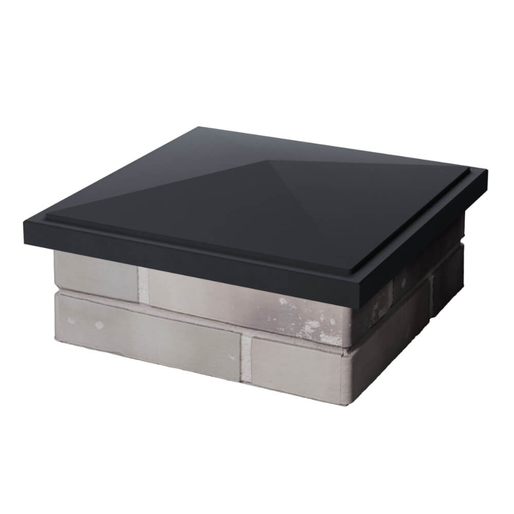 Колпак Zking БонаМоно Серый на столб 1.5х1.5 кирпича (385х385, 400х400мм) в Подольске фото