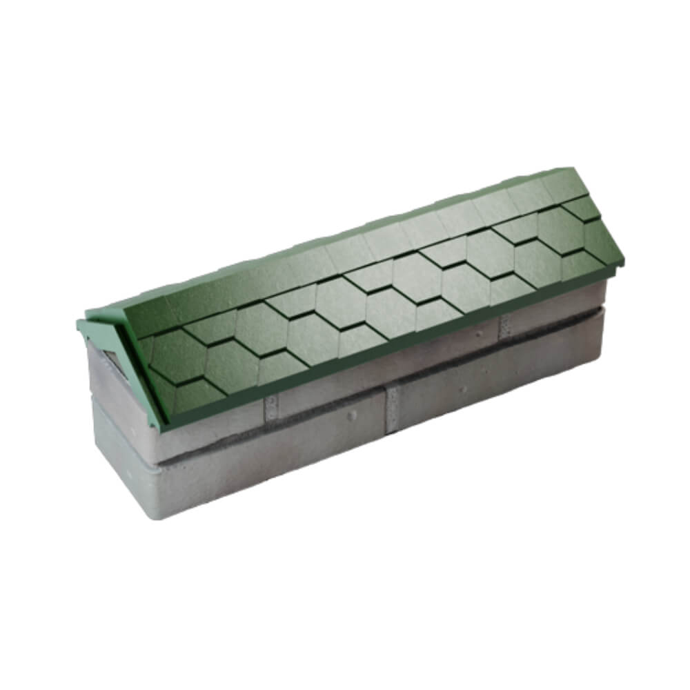 Парапет Zking Эверест Зеленый с посадкой на 0.5 кирпича (130мм) в Подольске фото