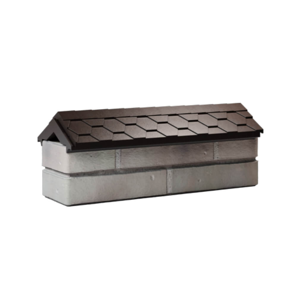 Парапет Zking Эверест Коричневый с посадкой на 0.5 кирпича (130мм) Подольск фото