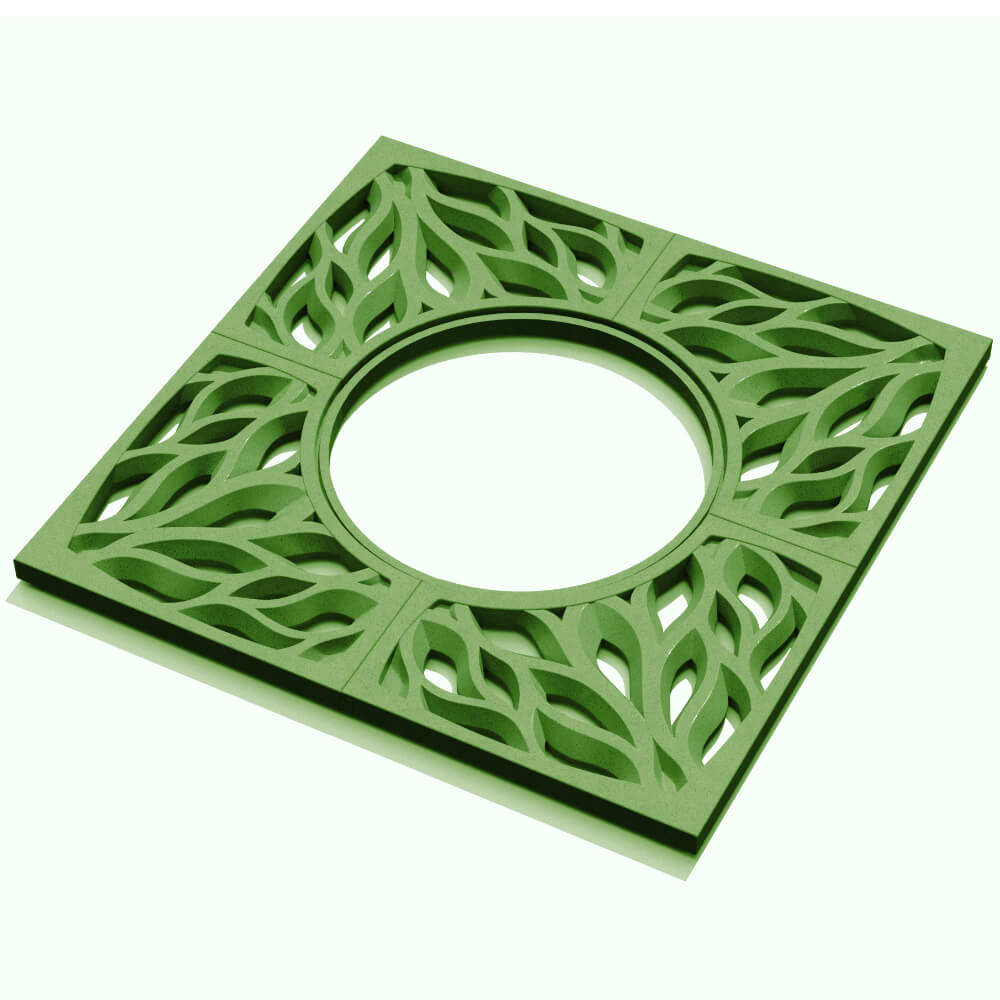 Приствольная решетка для дерева ZKING CRUST 1.2х1.2м Зеленая в Подольске фото